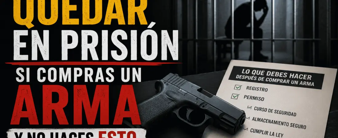 Puedes Quedar en Prisión si Compras una Arma y No Haces Esto